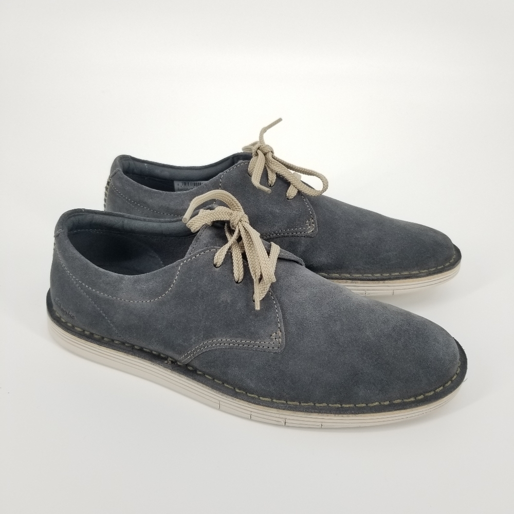 Clark's Men's Forge Vibe Oxford Lace Shoe Grey 9.5